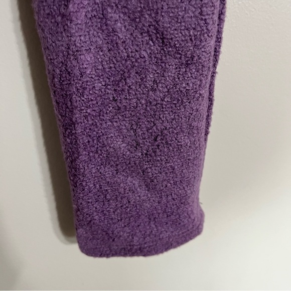 Urban Outfitters Long Sleeve Cropped Sweater Twist Front Purple Size Small - Picture 3 of 12